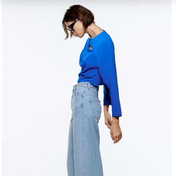 NWT Zara Twisted Top - Picture 4 of 5